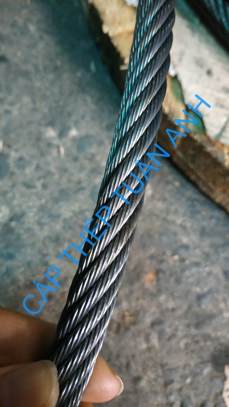 Cáp tải thang máy phi 14mm cáp thang máy phi 14